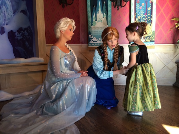 meeting the frozen princesses