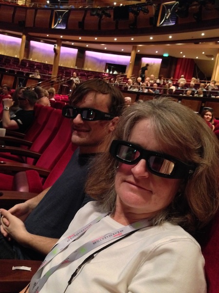 3d movies on allure of the seas
