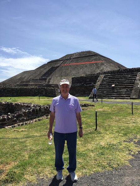 tim at the pyramids